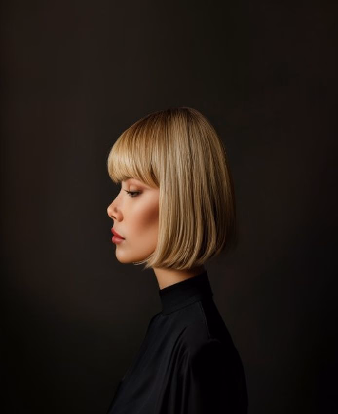 Eksempel på Signature Cut — moderne klip med tekstur